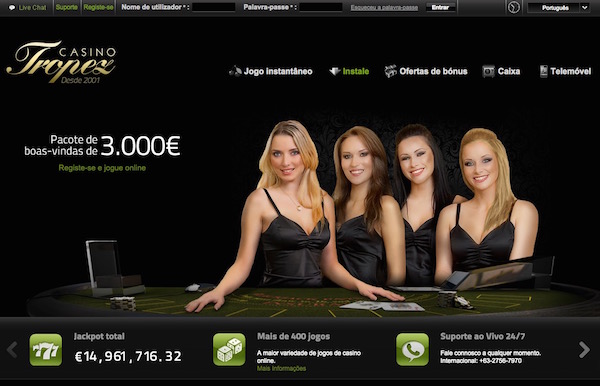 Casino Tropez em português