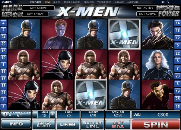 X-Men slot machine gratis