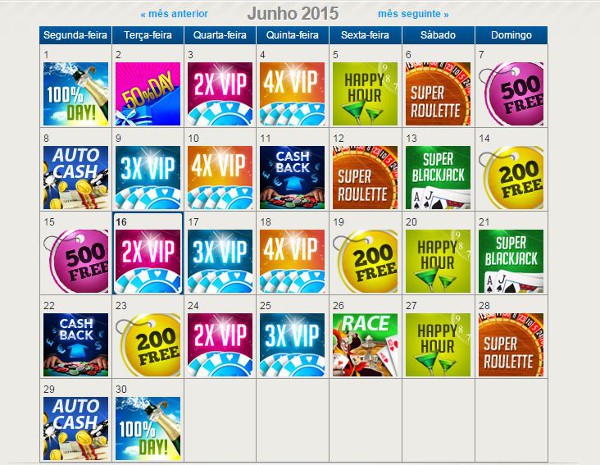 Bónus todos os dias no EU Casino