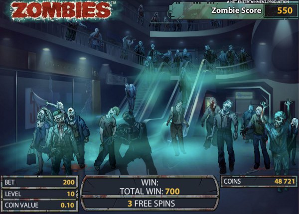 Zombies slot machine grátis